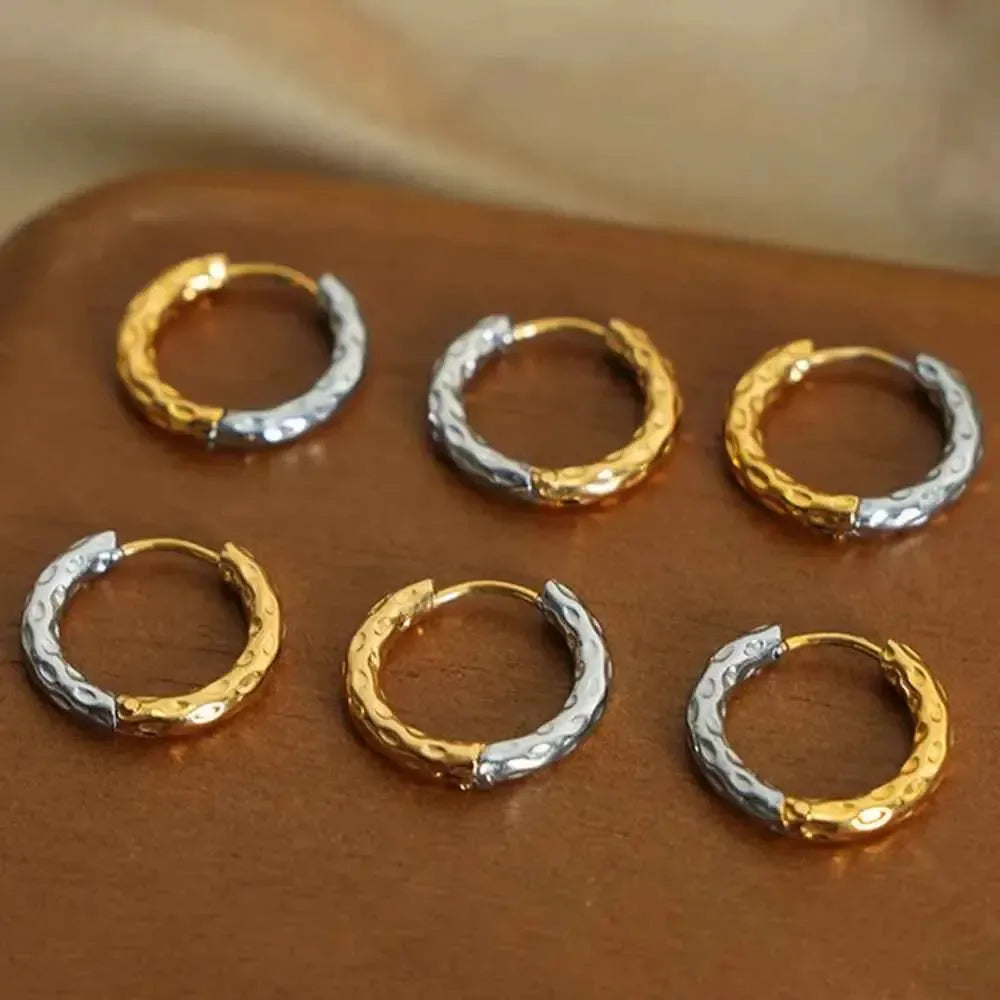 Classic 18K Gold-Plated Huggie Earrings