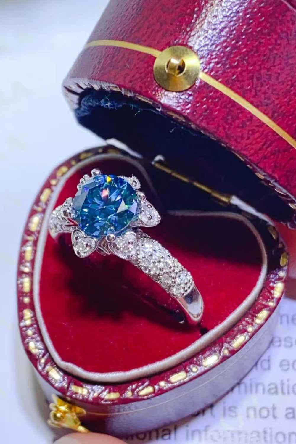 Luxury Sterling Silver Promise Ring