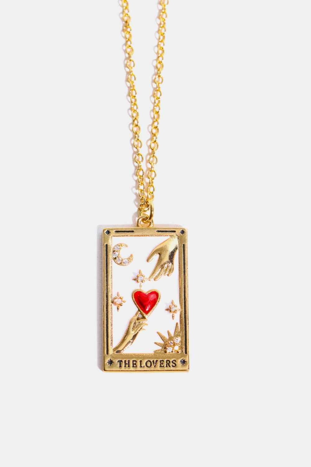 Tarot Card Pendant Stainless Necklace