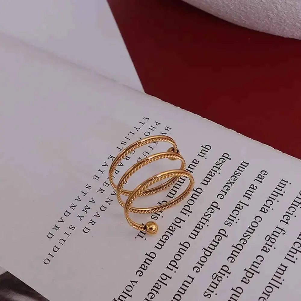 Wrap Ring – Titanium Steel Modern Band