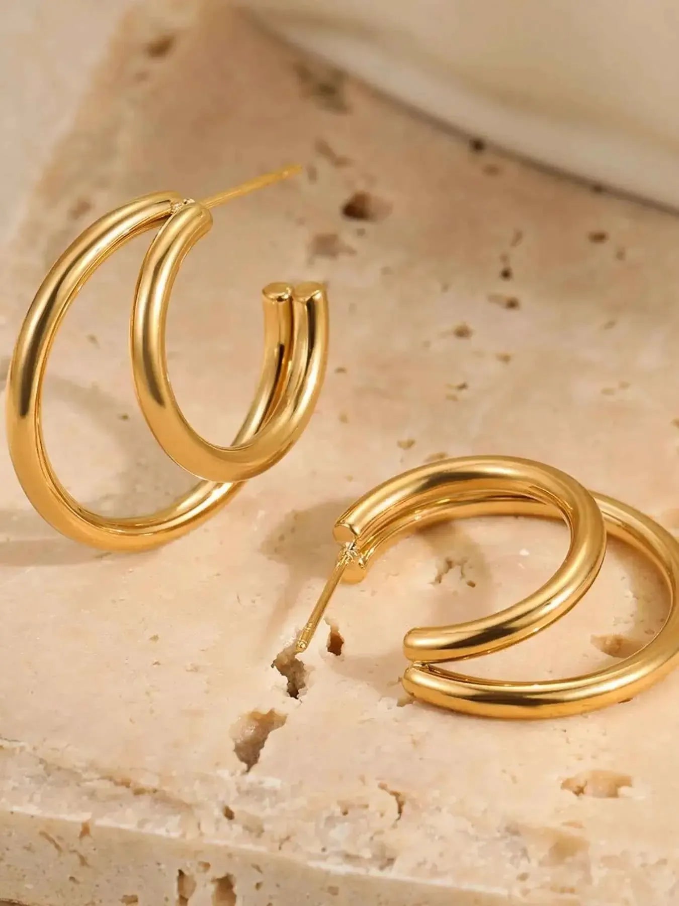 Classic Everyday Stainless Hoops