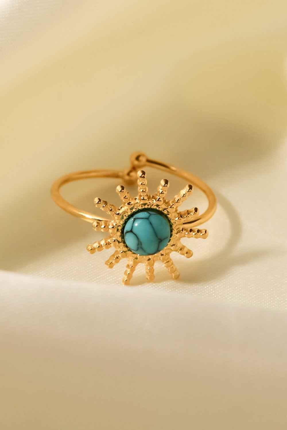Sun Shape Adjustable Ring