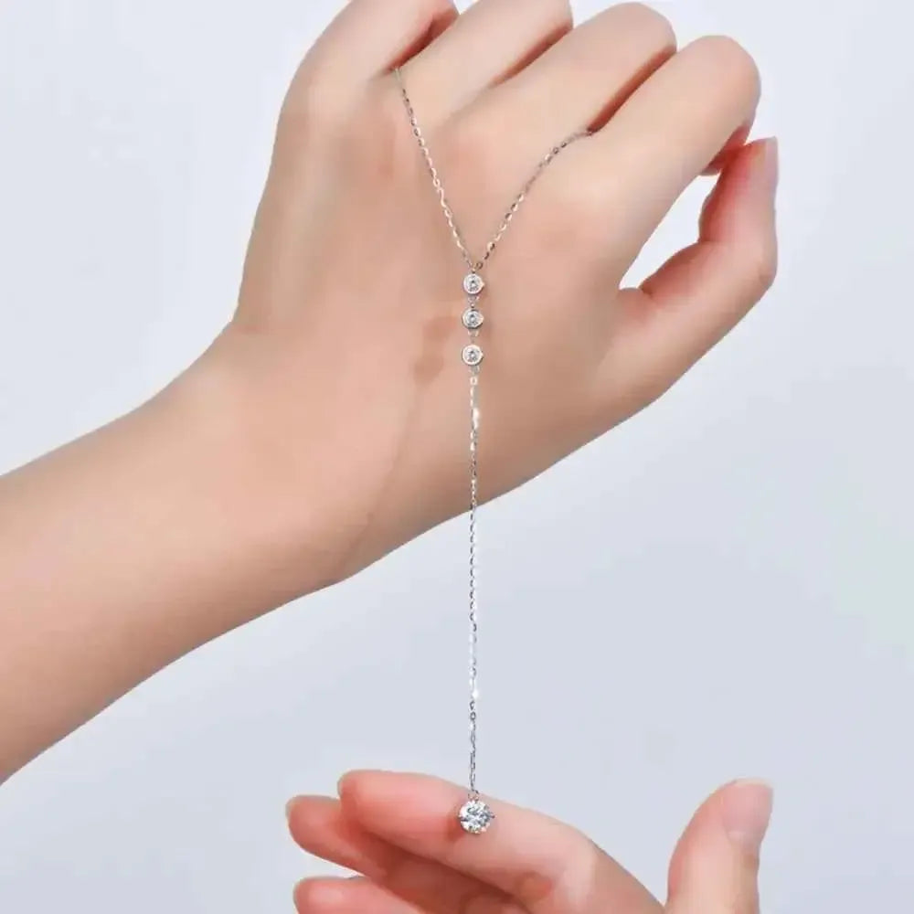 Elegant 1.3 Ct Moissanite Necklace