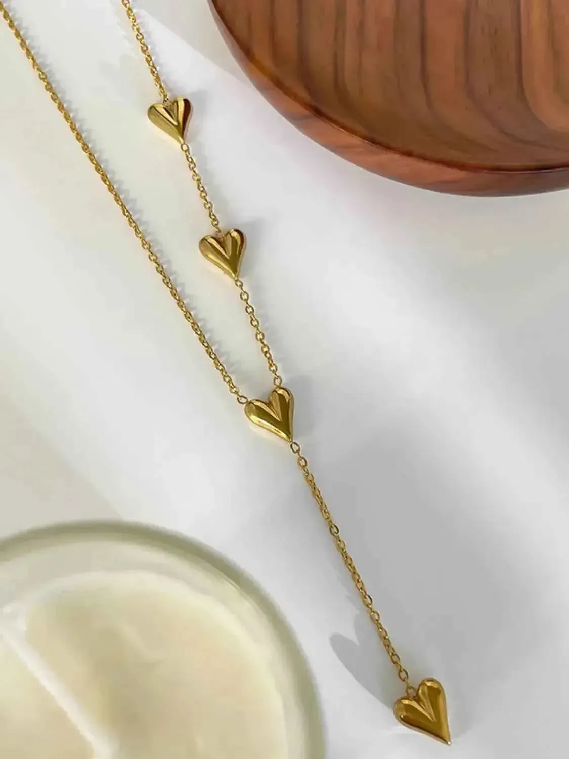 Romantic Heart Y‑Necklace