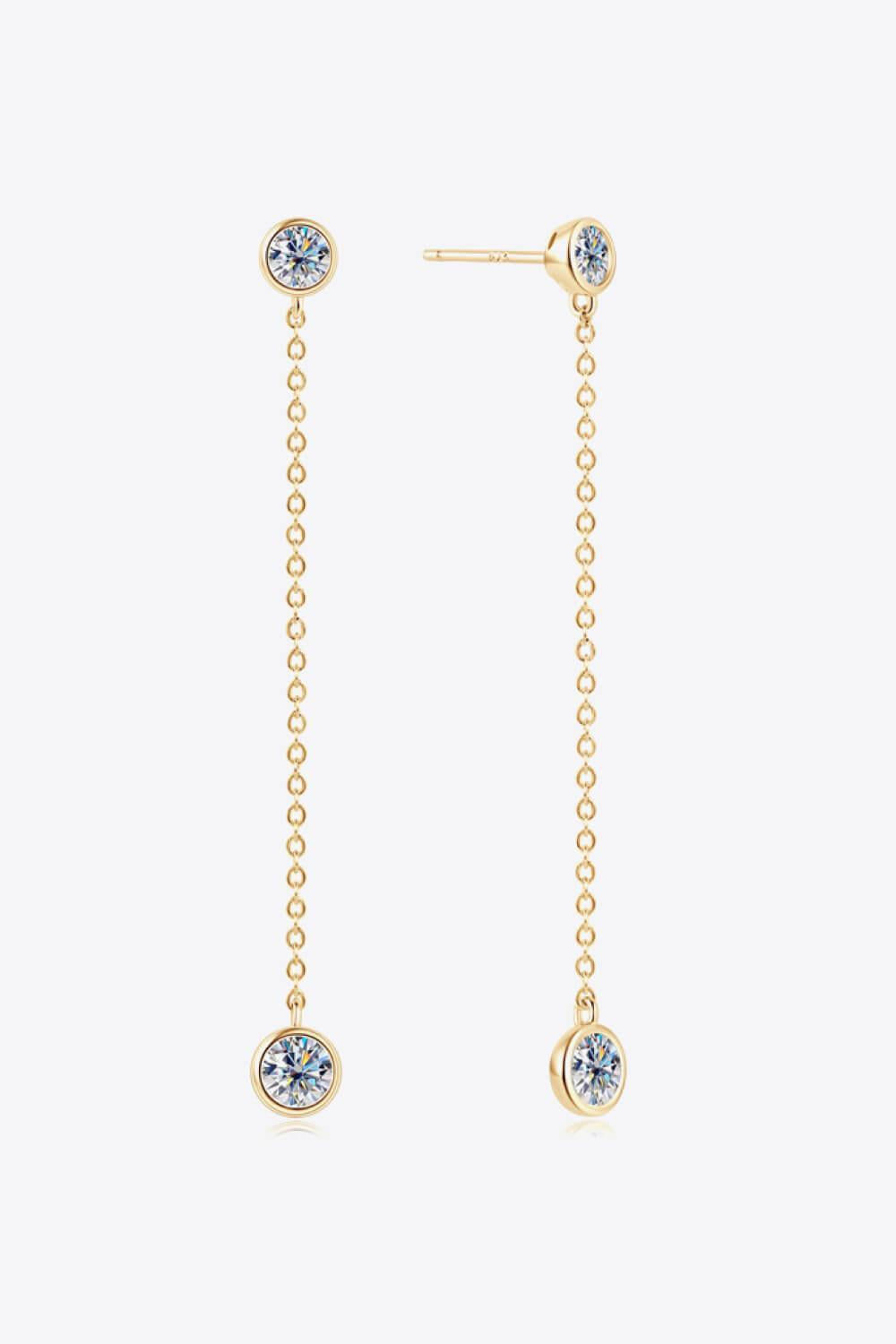 Shine in Motion with Adored Chain Earrings