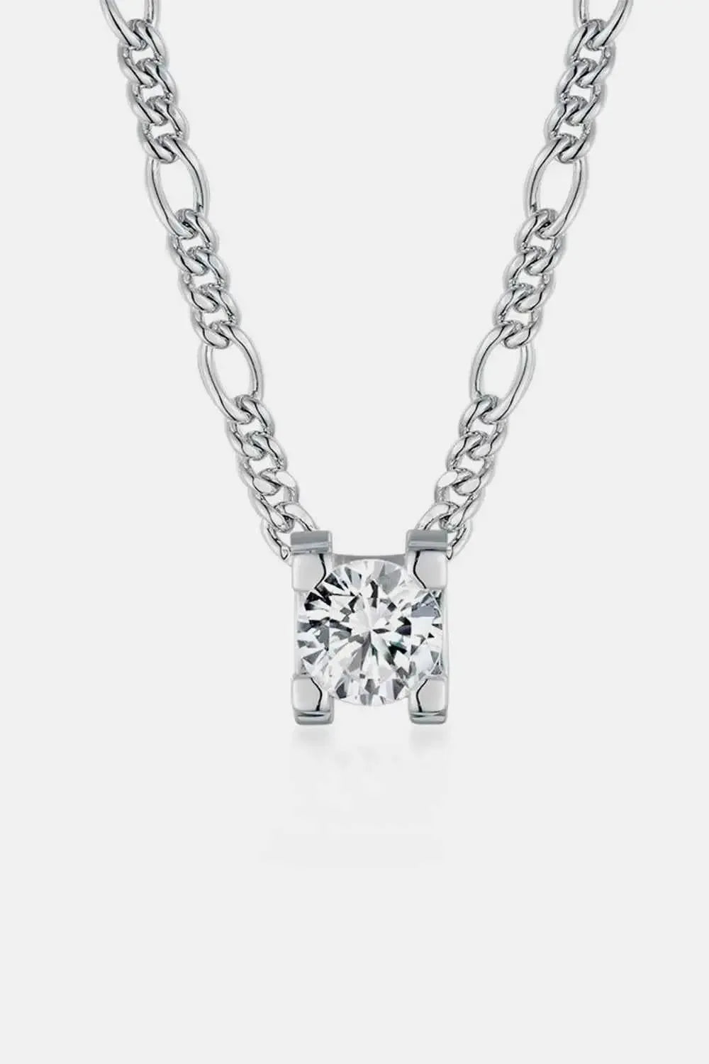 Bold 2 Carat Moissanite Necklace