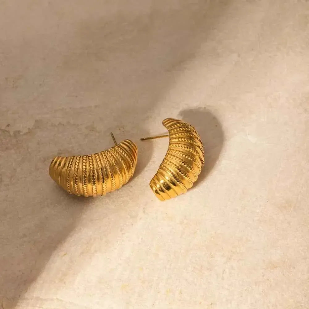 Timeless Gold Stainless Steel Studs