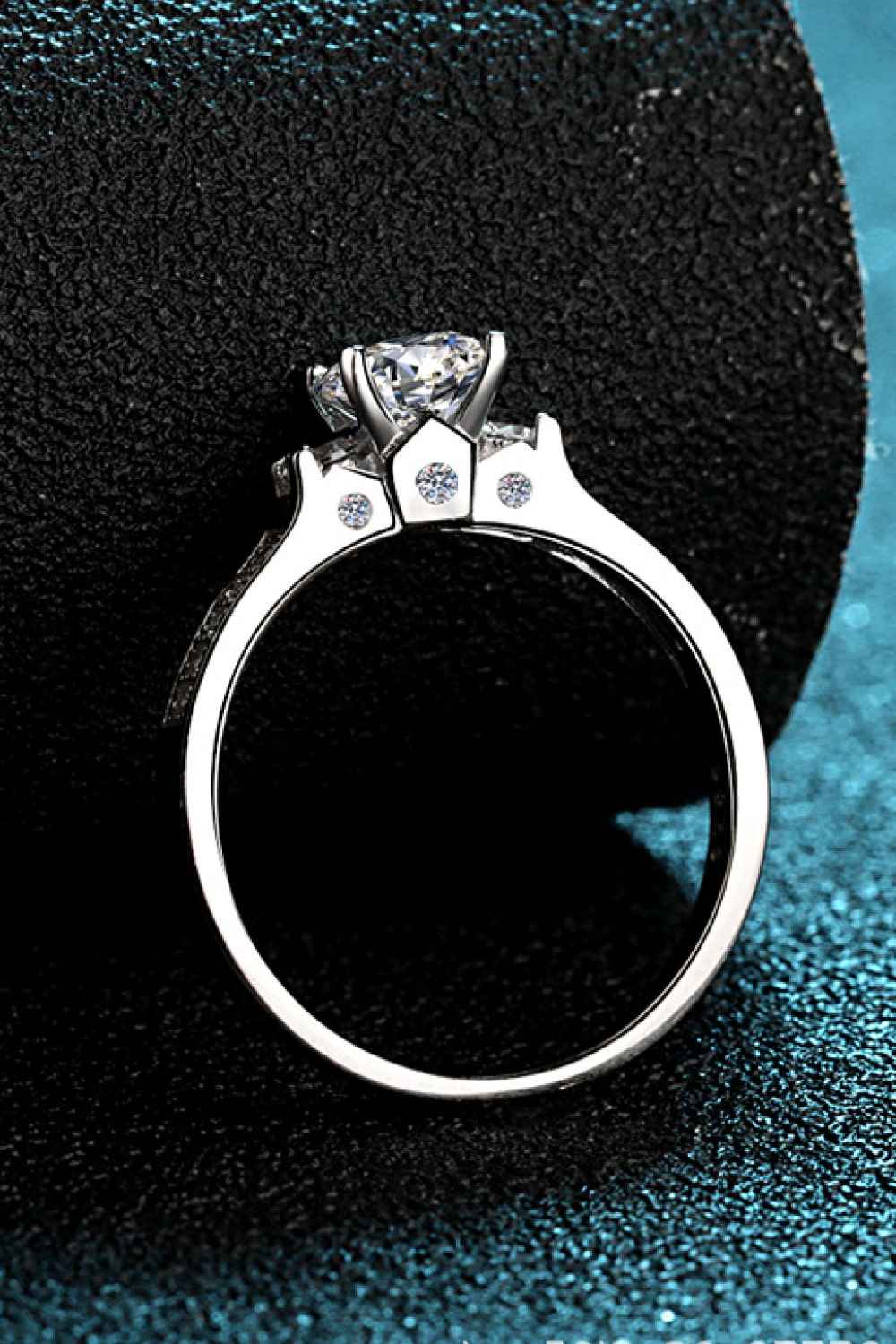 Lucky Charm Moissanite Silver Ring