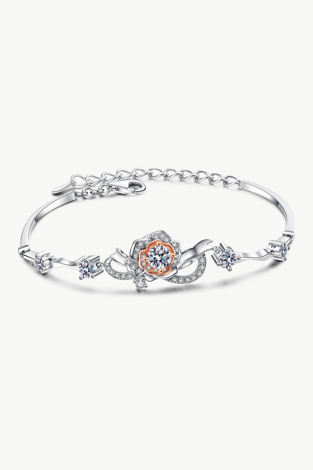 Classic Silver Moissanite Tennis Bracelet