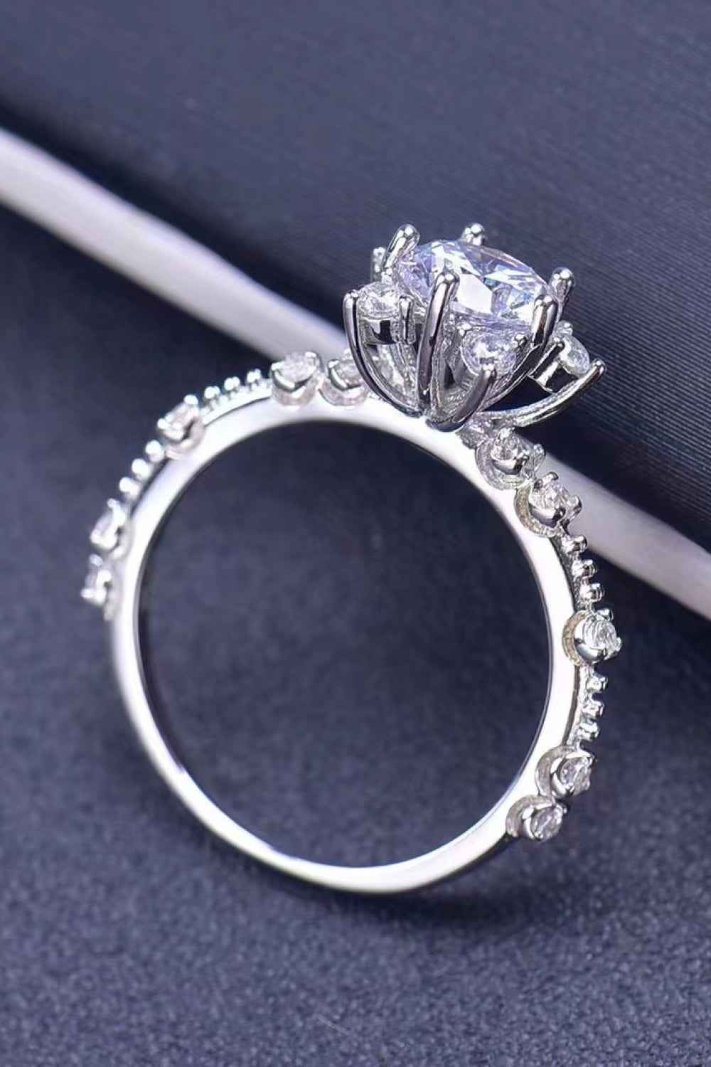 Elegant 6-Prong Moissanite Ring