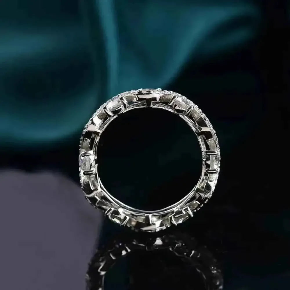 Moissanite Ring – 925 Sterling Silver Shine