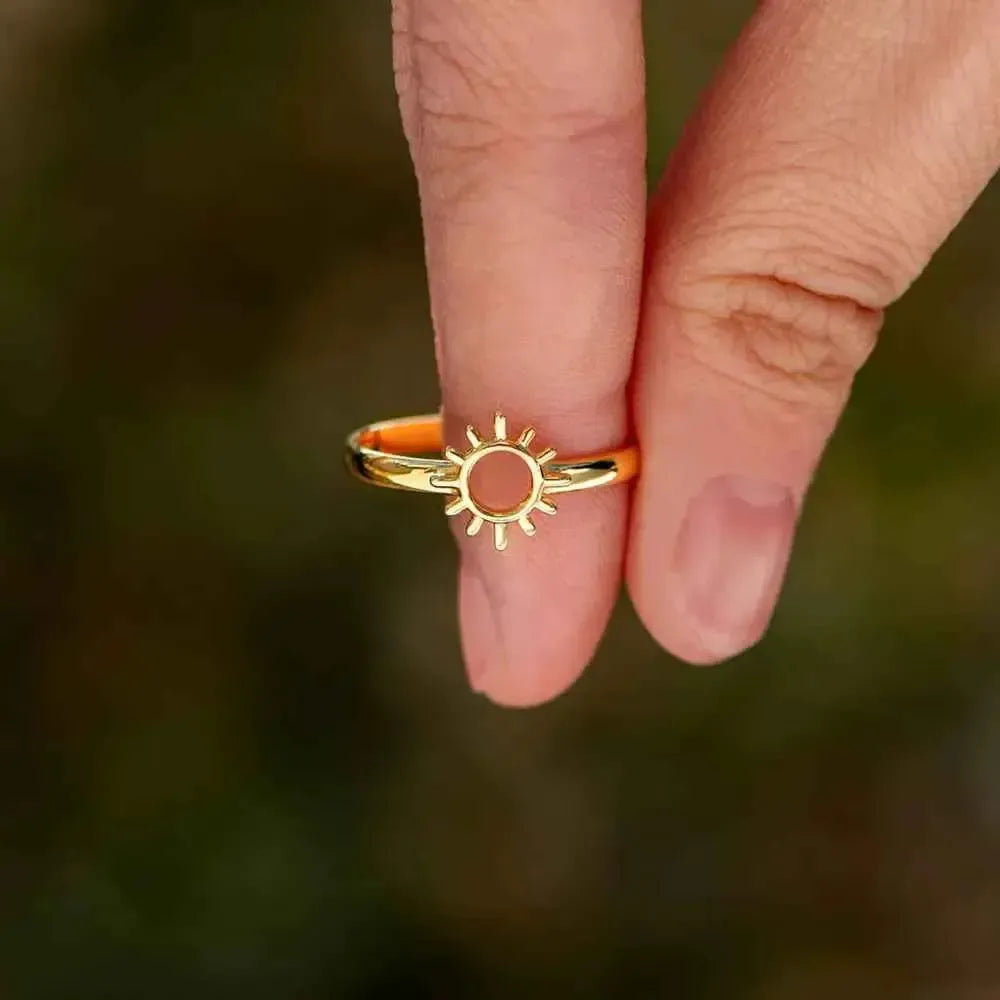 Sun Ring – 18K Gold-Plated Shine