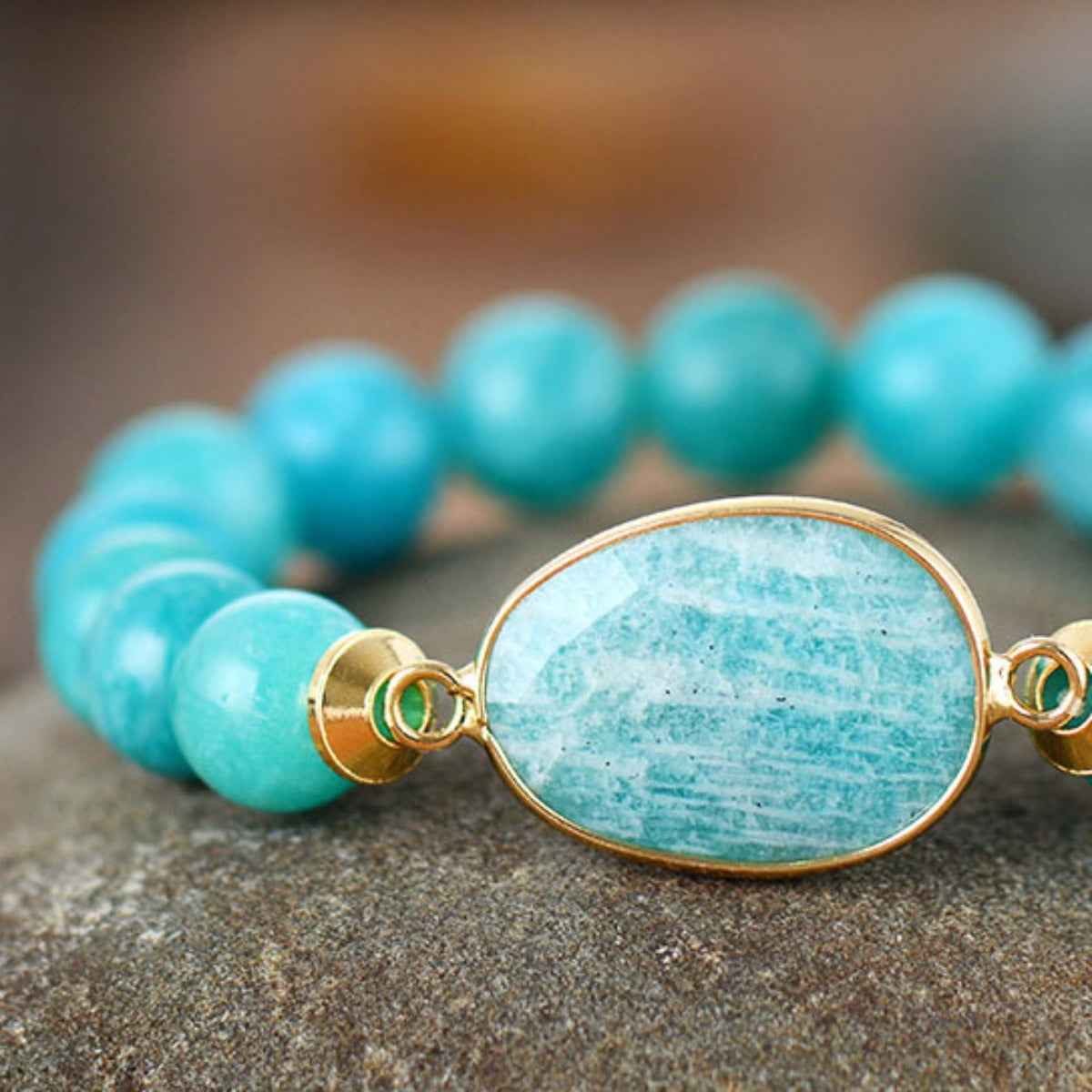 Artisan Stone Beaded Bracelet