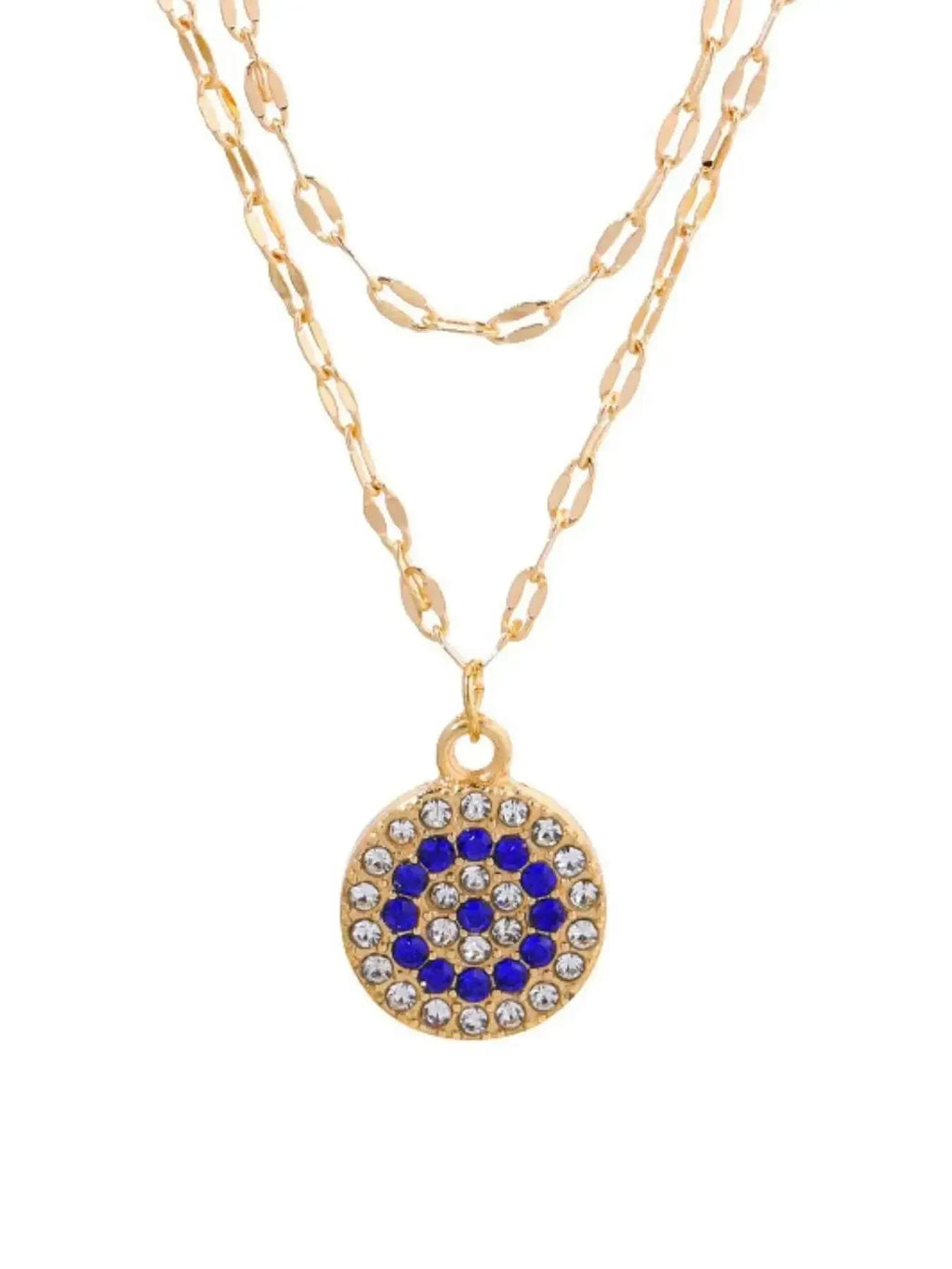 Zircon Luxe – 18K Gold-Plated Layered Necklace
