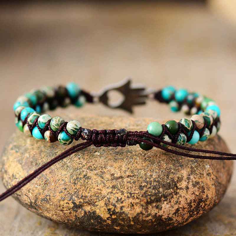 Artisan Turquoise Beaded Bracelet
