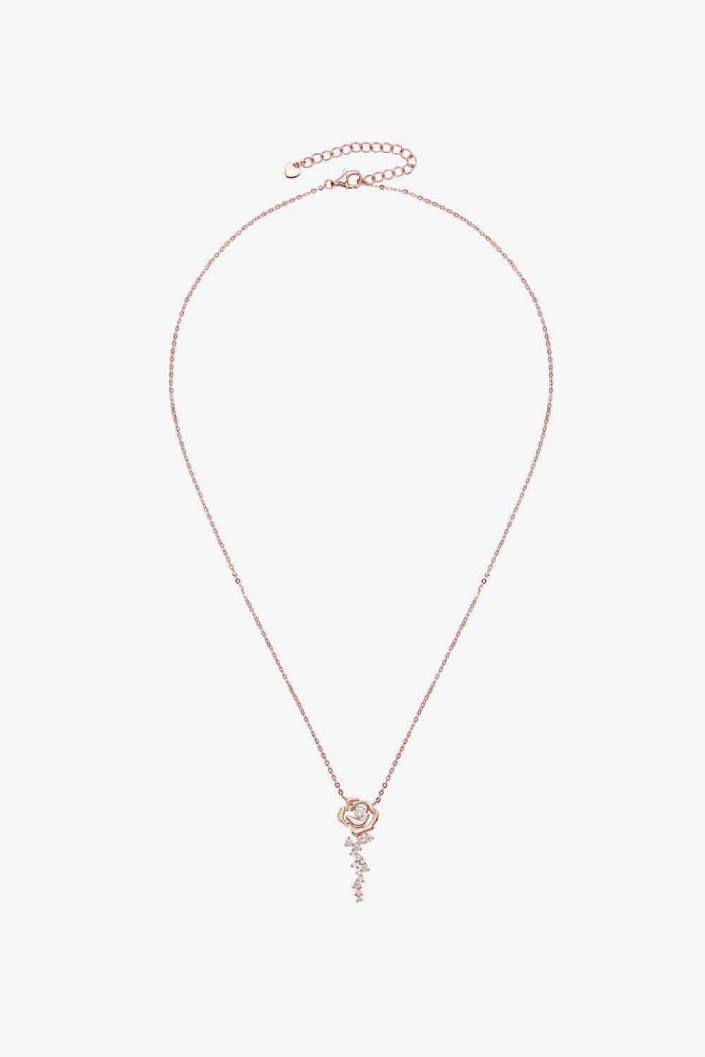 Rose Gold 925 Sterling Silver Pendant