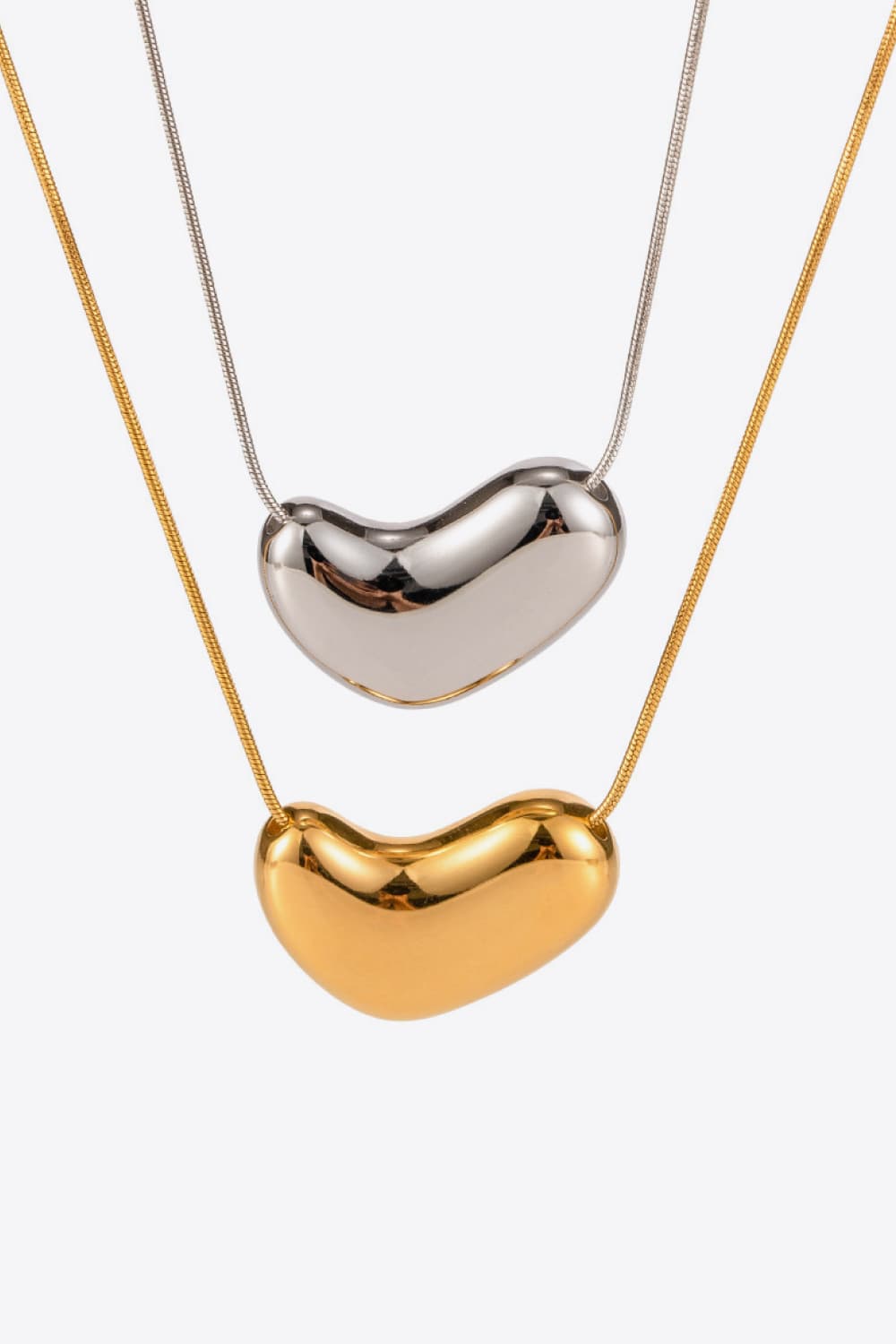 18K Gold-Plated Heart Necklace