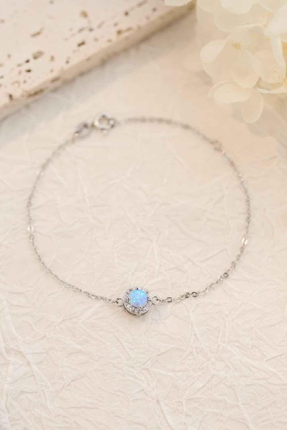 “Love You Too Much” Opal Bracelet