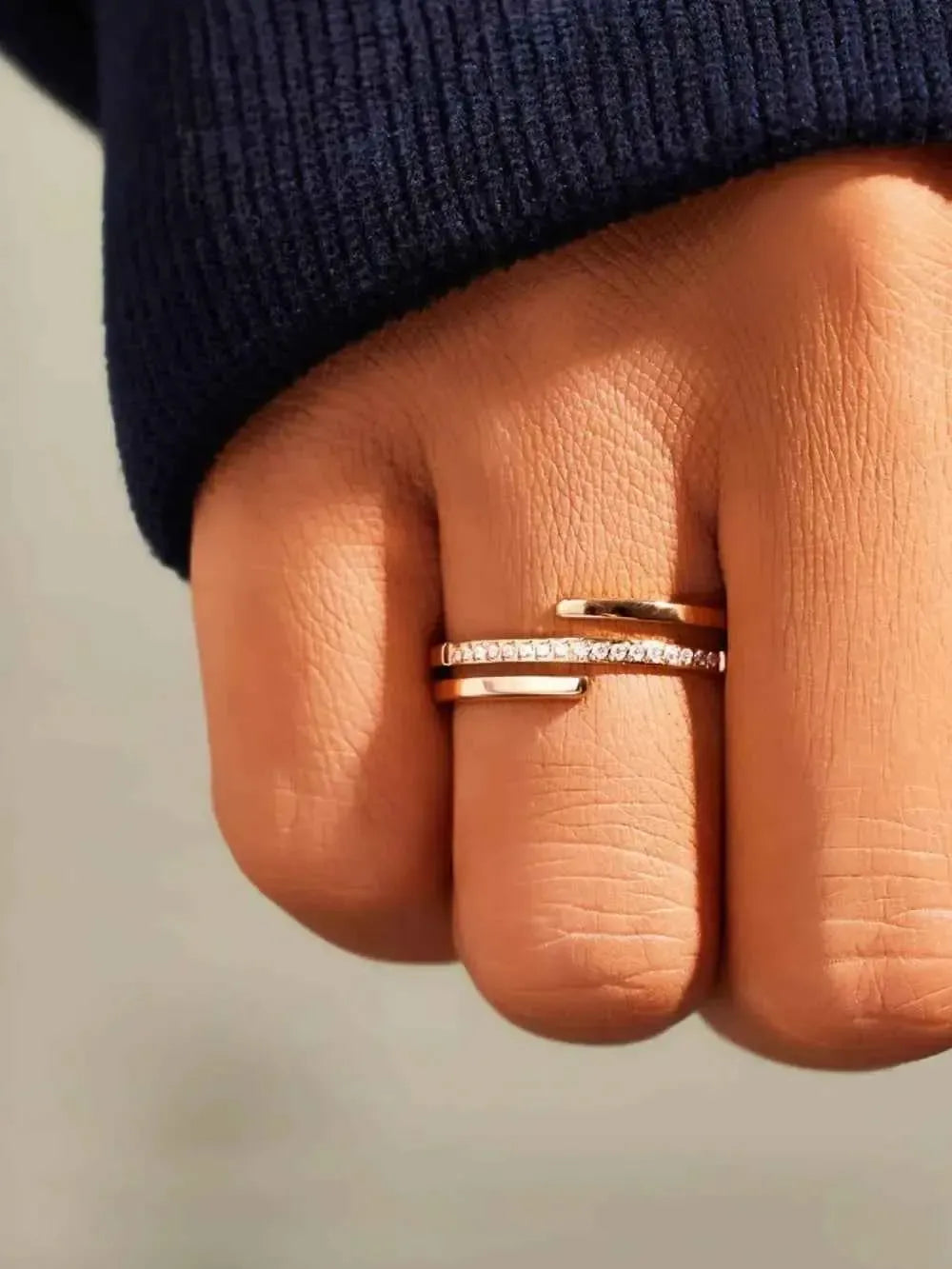 925 Silver Zircon Ring – Elegant & Dainty