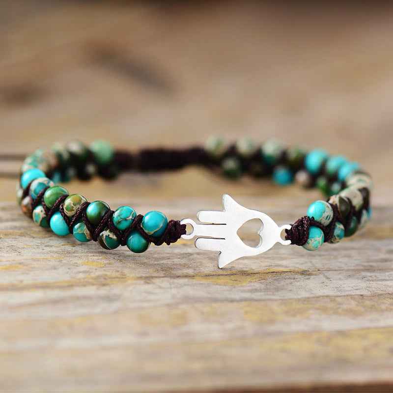 Artisan Turquoise Beaded Bracelet