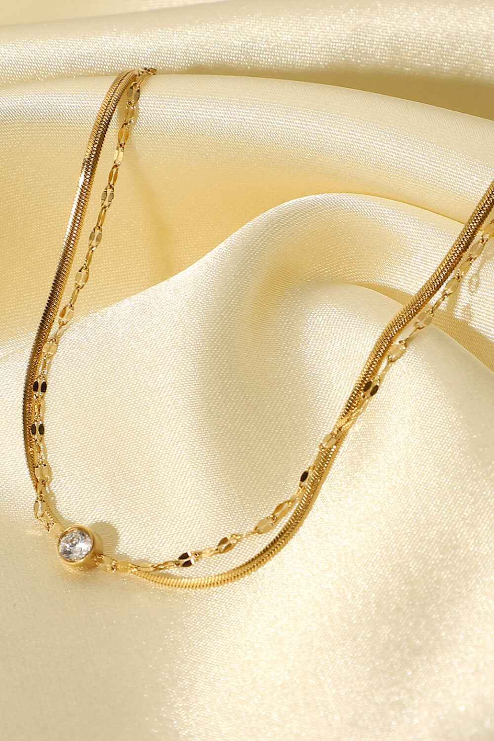 Glimmering Tiered Rhinestone Wristband