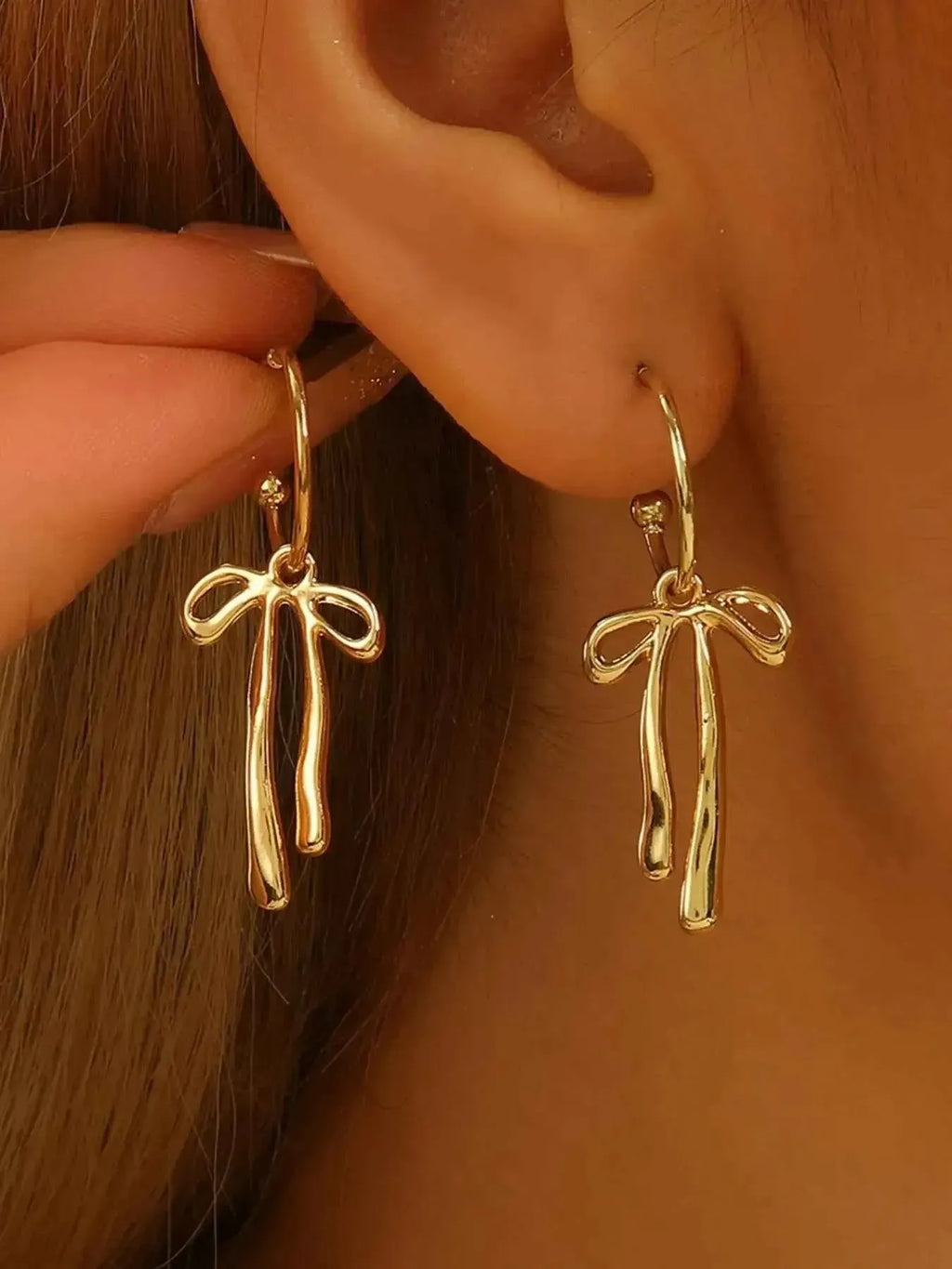 Chic Bow Tie Statement Earrings