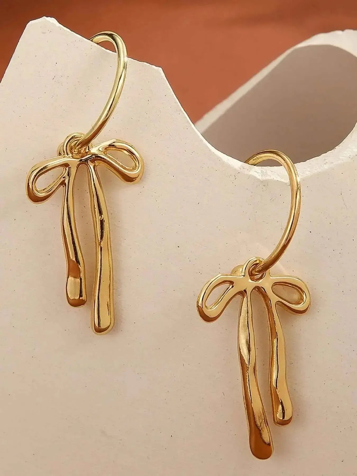Chic Bow Tie Statement Earrings