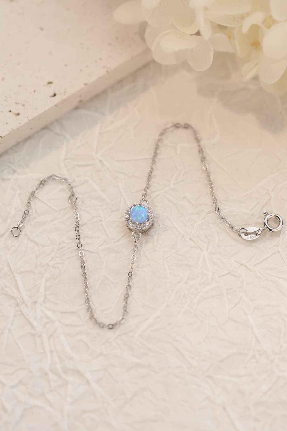 “Love You Too Much” Opal Bracelet