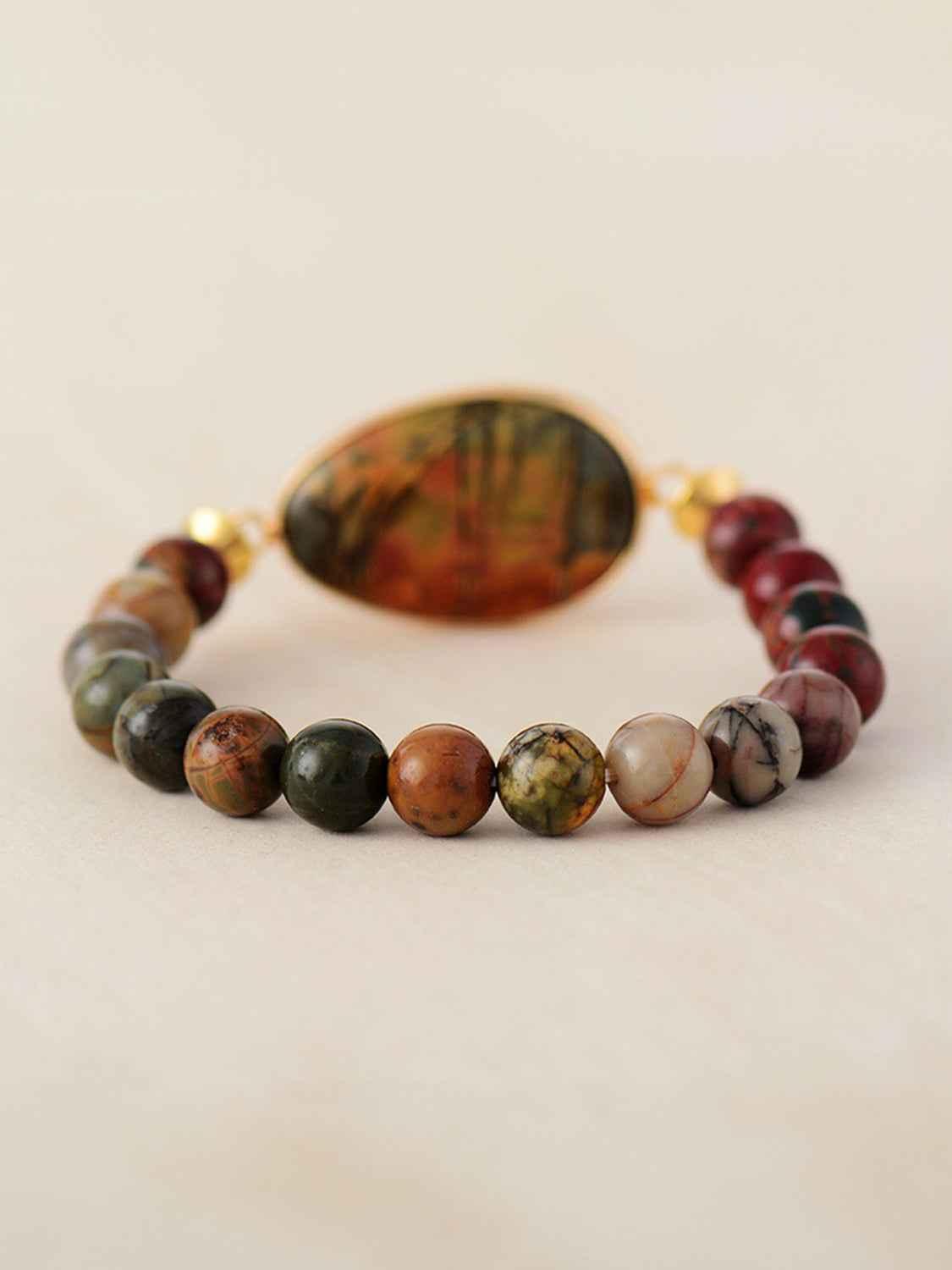 Geometric Beaded Shape Bracelet