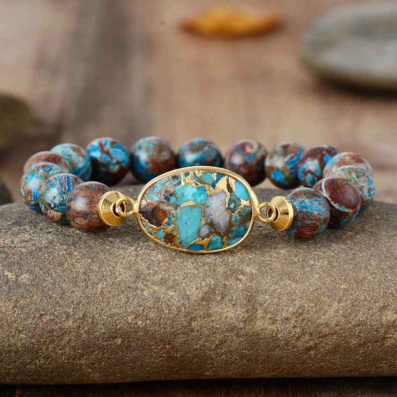 Artisan Stone Beaded Bracelet