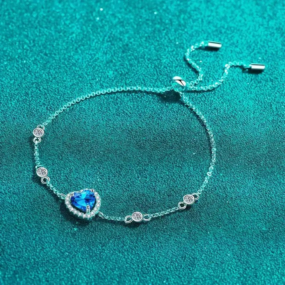 Dainty 1 Carat Silver Bracelet