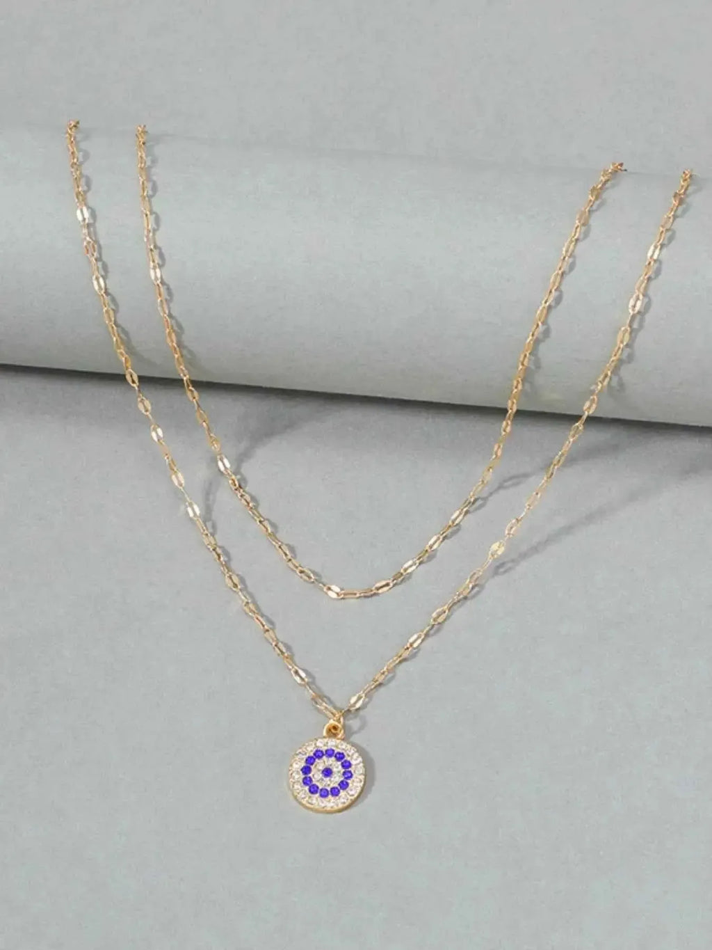 Zircon Luxe – 18K Gold-Plated Layered Necklace