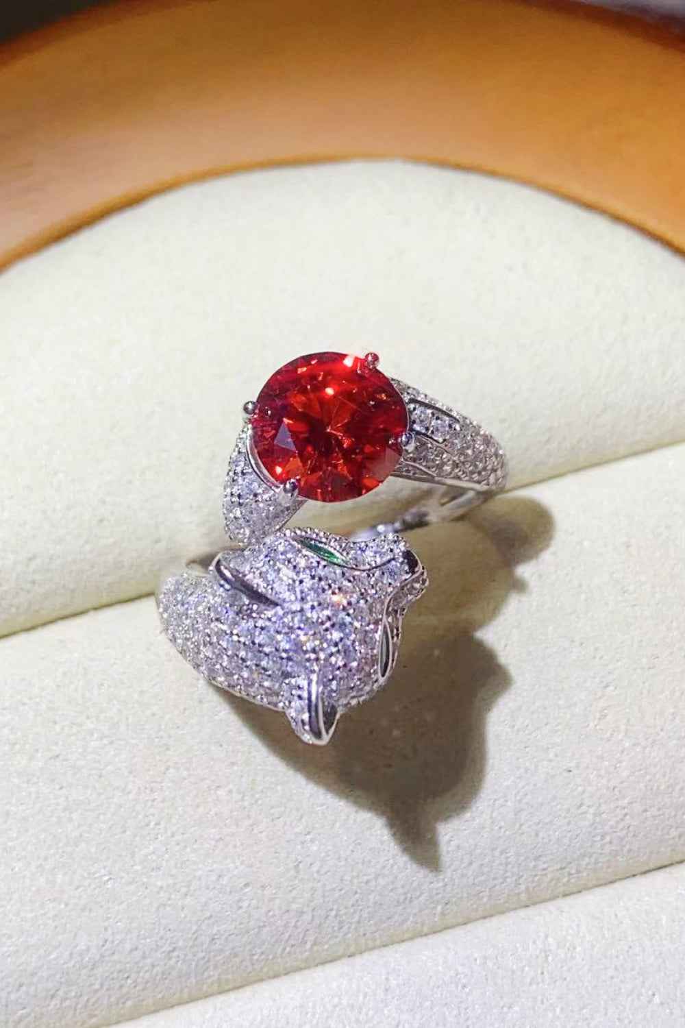 2 Carat Animal Moissanite Ring