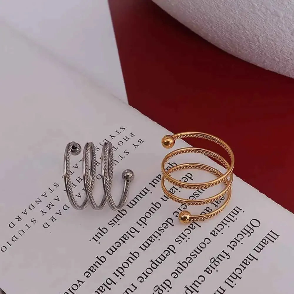 Wrap Ring – Titanium Steel Modern Band