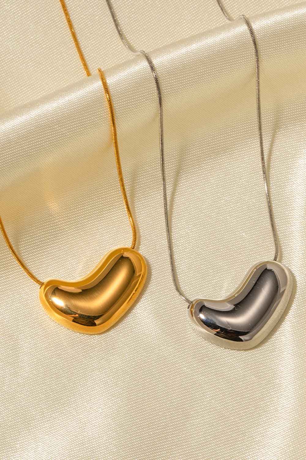 18K Gold-Plated Heart Necklace