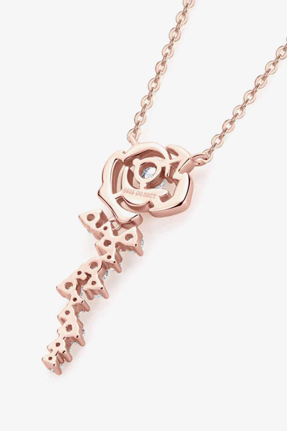 Rose Gold 925 Sterling Silver Pendant