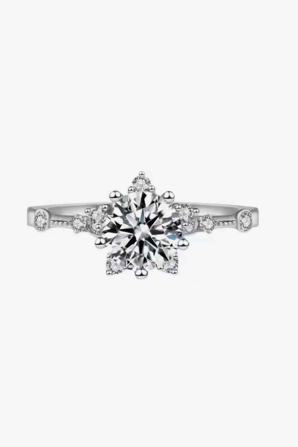 Elegant 6-Prong Moissanite Ring