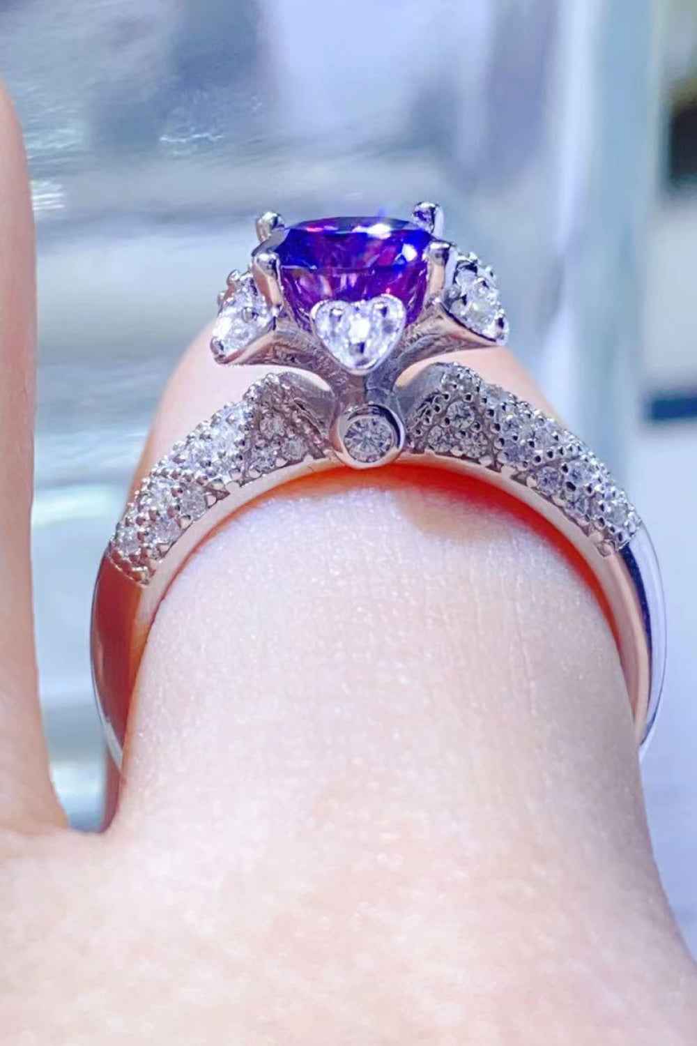 Luxury Sterling Silver Promise Ring