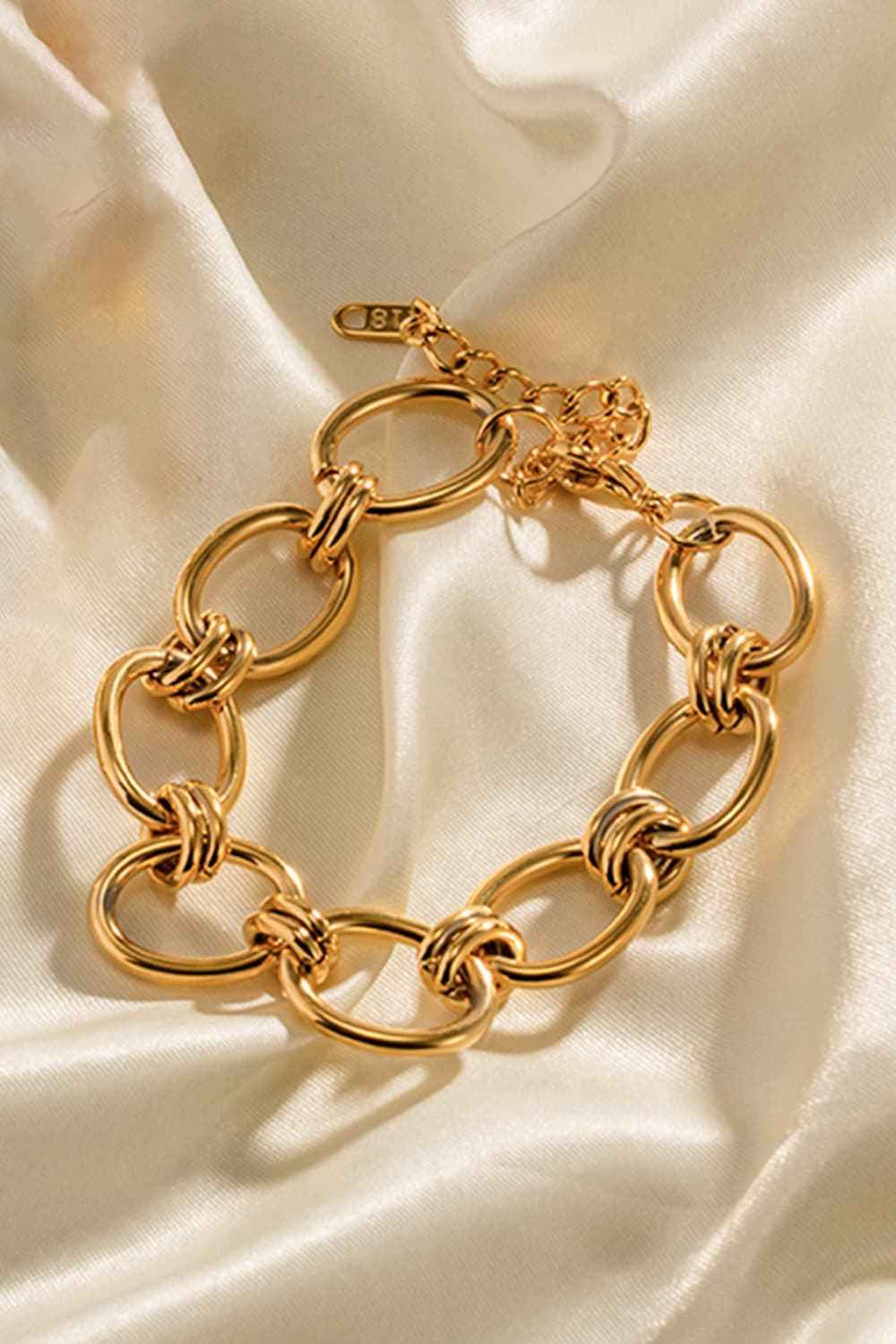 Hypoallergenic Heavy-Link Steel Bracelet