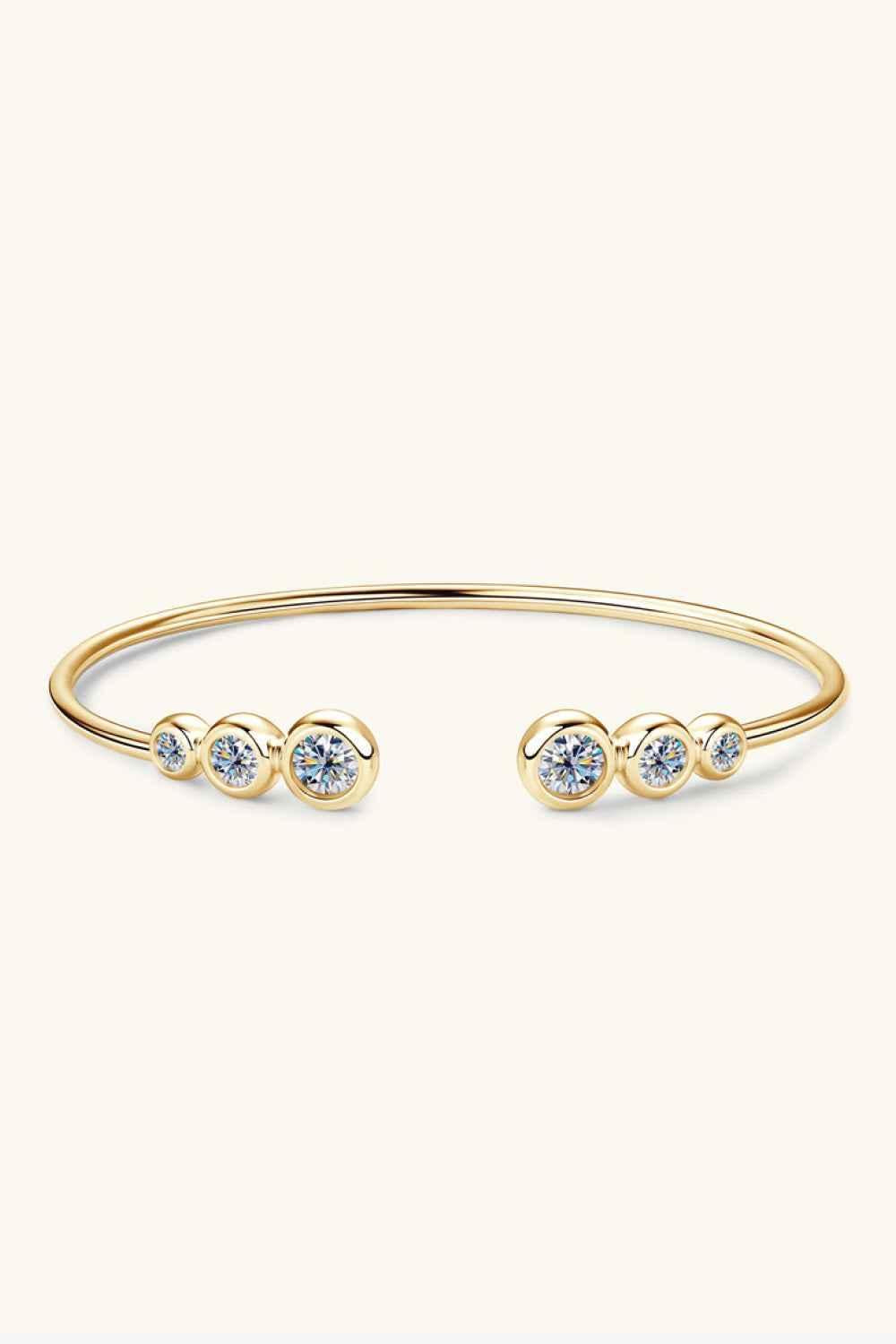 1.8ct Moissanite Silver Bracelet