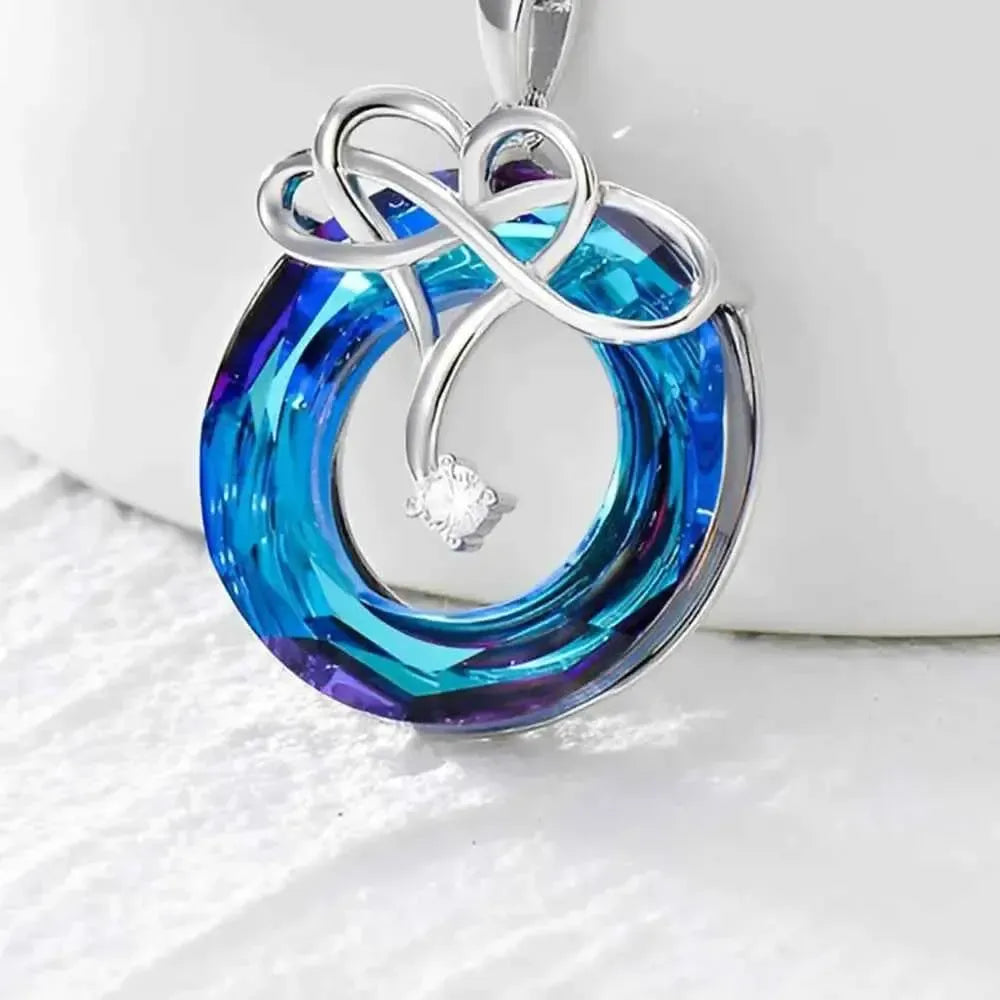 Silver Crystal Healing Pendant