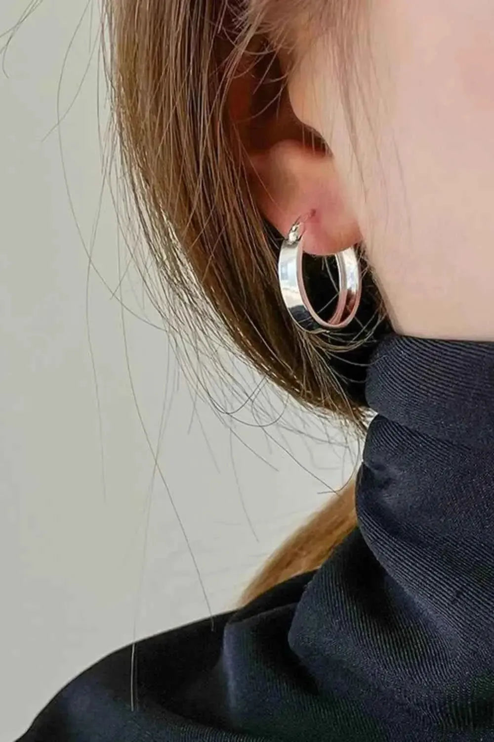 Dainty Gold-Plated Huggie Hoops