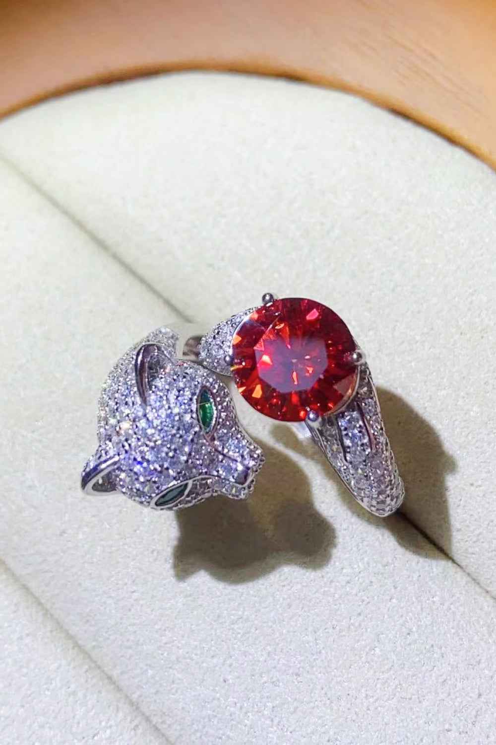 2 Carat Animal Moissanite Ring