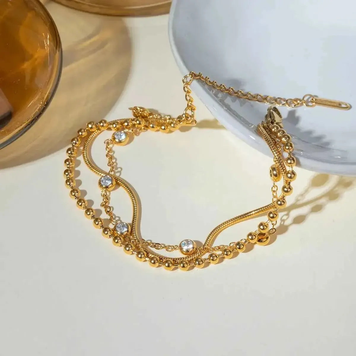 Lux Sparkle Layered Zircon Bracelet