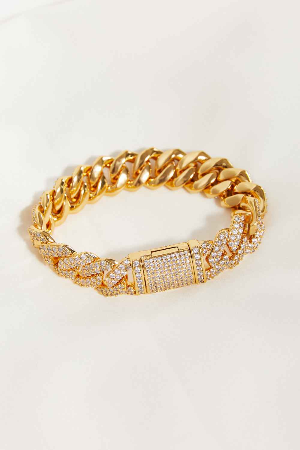 Elegant Zircon-Inlaid Wrist Chain