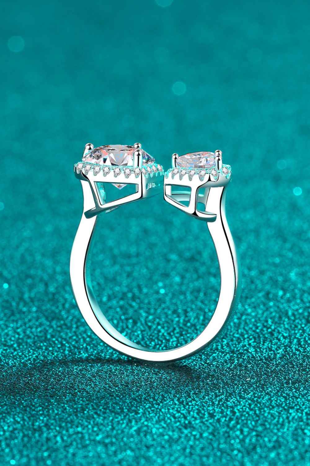 Romantic Heart Moissanite Jewelry
