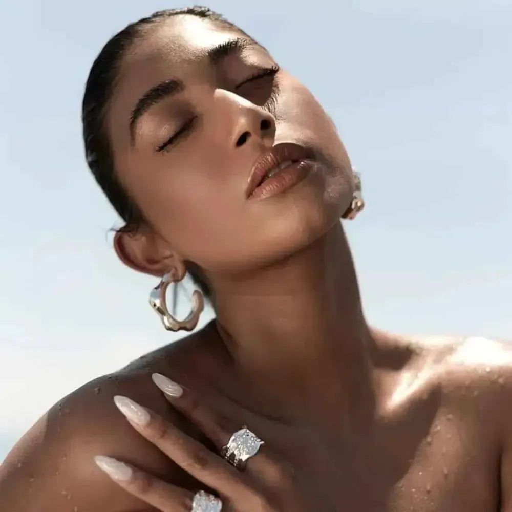Modern Stainless Curve Earrings