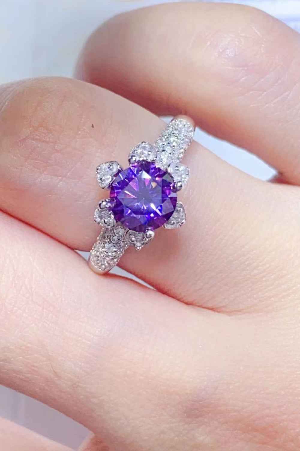 Luxury Sterling Silver Promise Ring