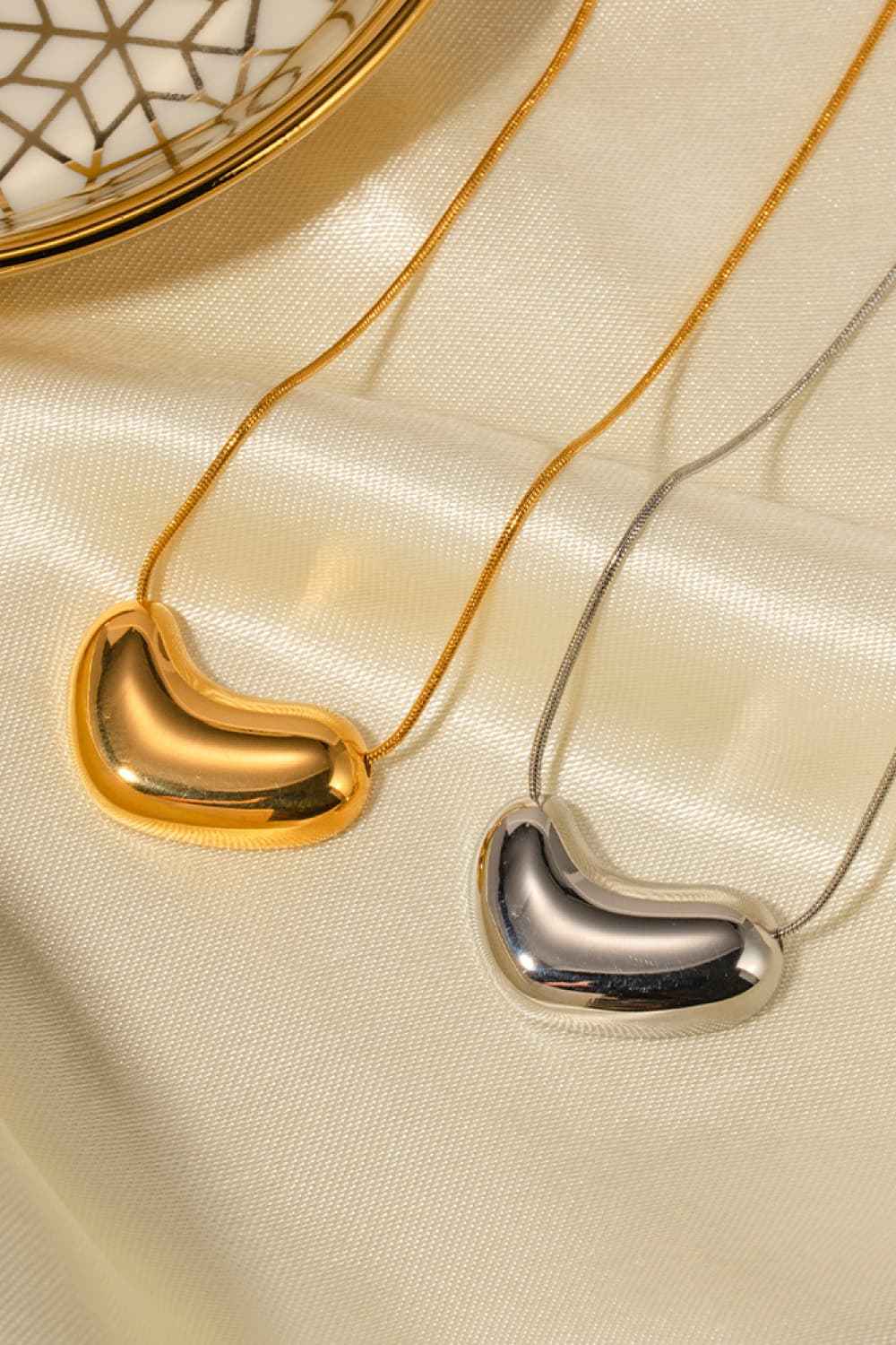 18K Gold-Plated Heart Necklace