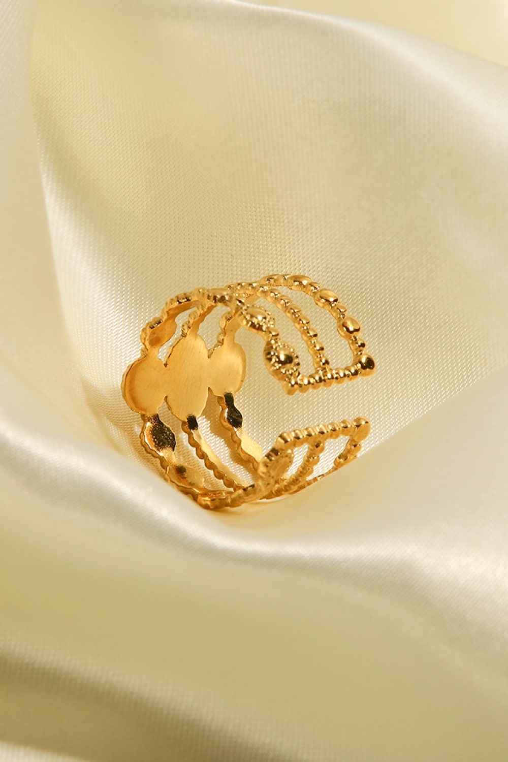 Trendy Triple Band Steel Ring
